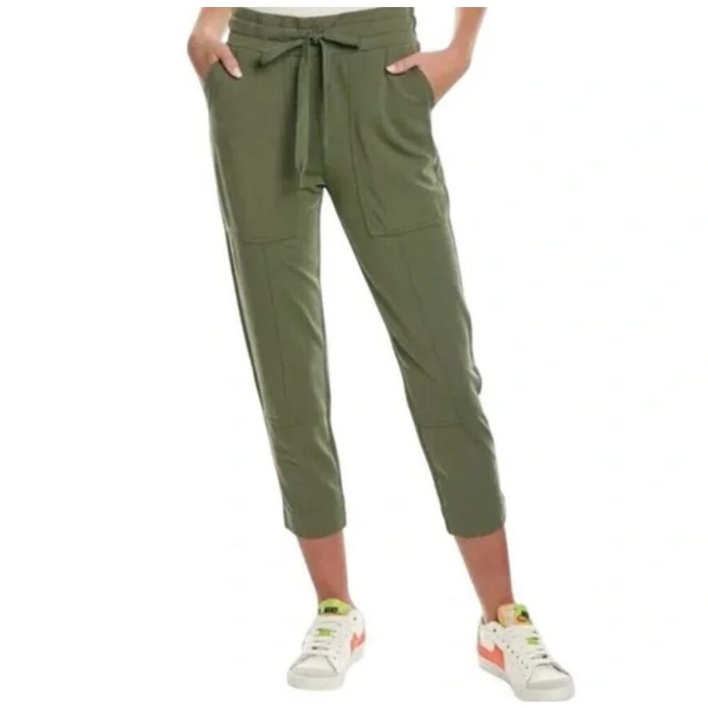 Cabi‎ #6048 Everyday Lounger Crop Pants - Olive Green